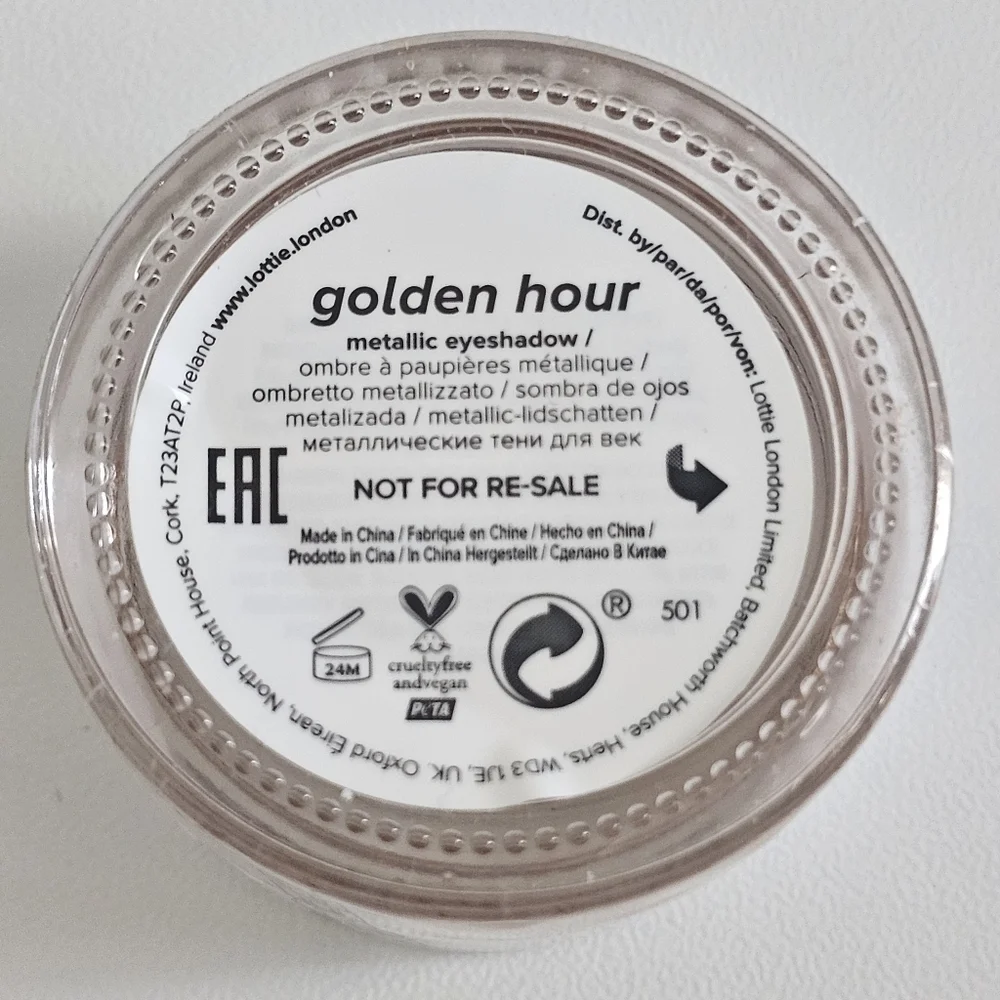 $3 ADD ON LOTTIE LONDON POWER FOIL METALLIC EYESHADOW